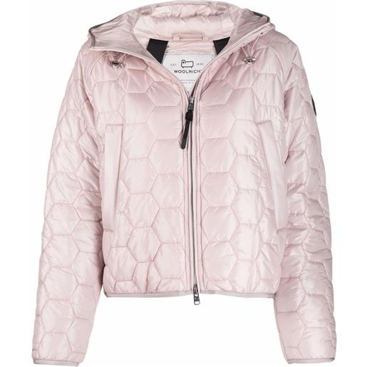 Woolrich giacca trapuntata silas - rosa