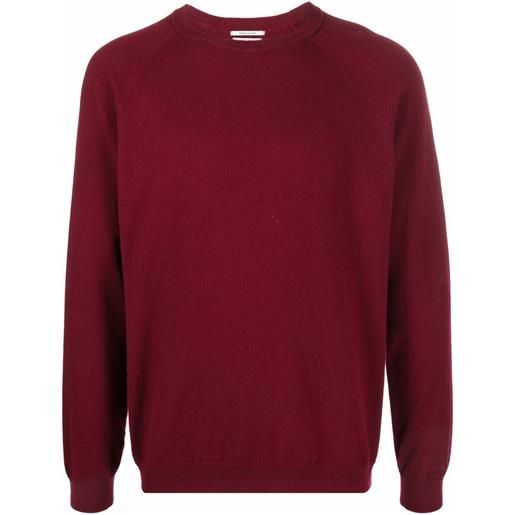 Woolrich maglione girocollo luxe - rosso