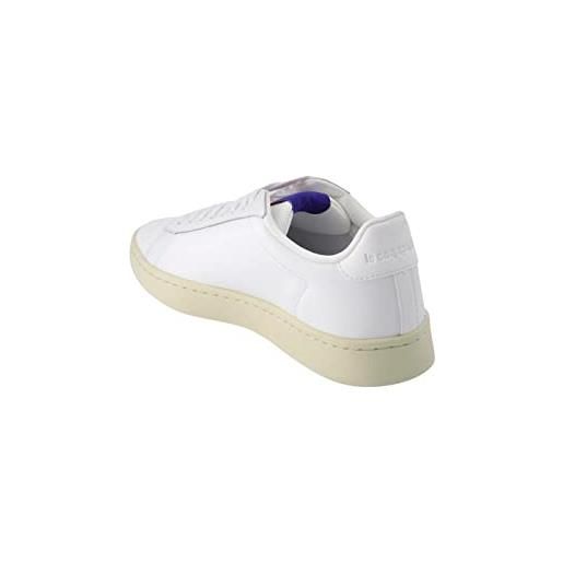 Le Coq Sportif classic soft tricolore sod, scarpe da ginnastica basse unisex-adulto, optical white/sodalite blue, 43 eu