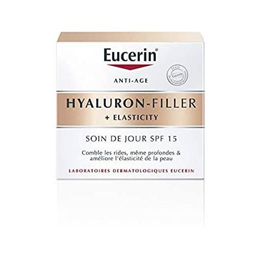 Eucerin hyaluron-filler +elasticity crema día spf15+ 50 ml