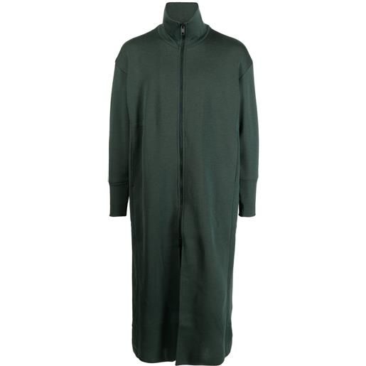 CFCL cappotto milan con zip - verde