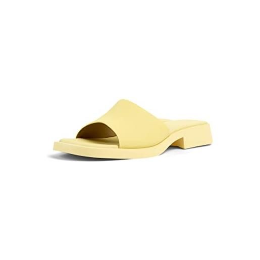 Camper dana-k201485, sandali piatti donna, giallo, 41 eu