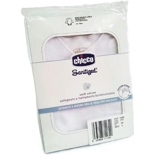 CHICCO (ARTSANA SpA) body manica lunga 14682 56cm tg. 1-2m 033 chicco®