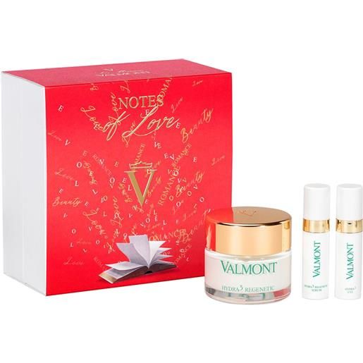 Valmont set regalo idratante e rigenerante cura della pelle notes of love hydra3 set