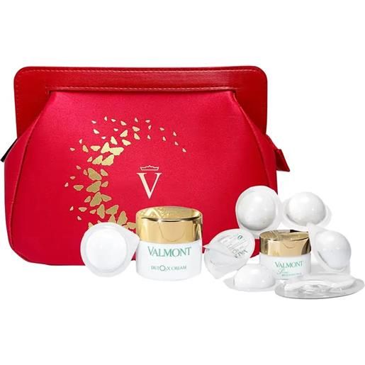 Valmont set regalo di cura della pelle ossigenante wishes of beauty deto2x set