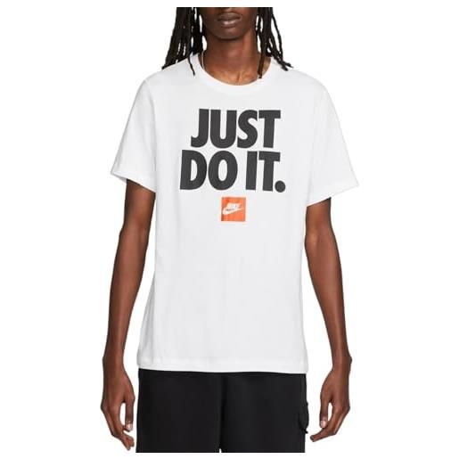Nike dz2989-010 m nsw tee fran jdi verbiage t-shirt uomo black s