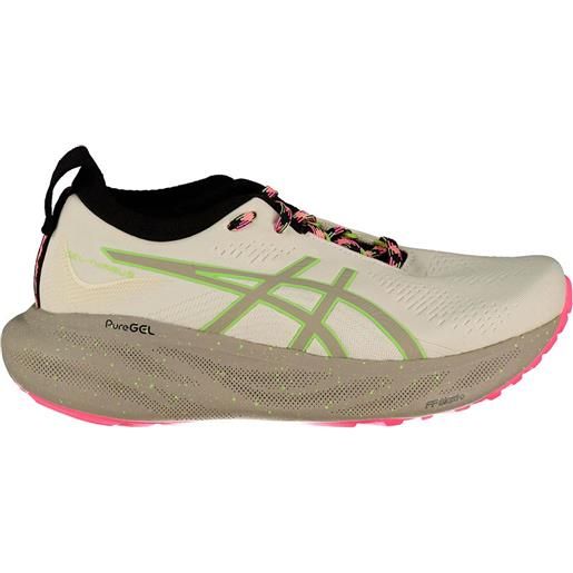 Asics gel-nimbus 25 tr trail running shoes beige eu 42 donna