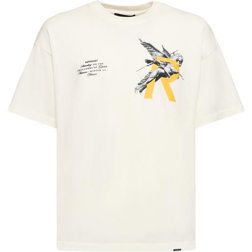 REPRESENT t-shirt oversize in cotone con logo