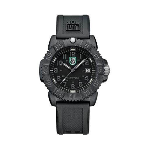 Luminox g collection - orologio da uomo sea lion x2.2072, 37 mm, con funzione data nera, 100 m, resistente all'acqua, nero