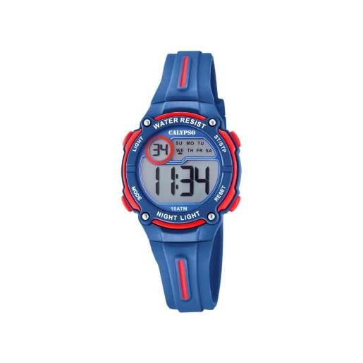 Calypso orologio digitale quarzo bambino con cinturino in plastica k6068/4