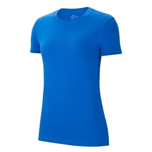 Nike park20, maglietta donna, royal blue/bianco, s
