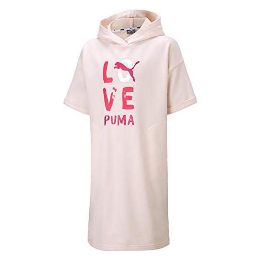 PUMA alpha dress g, vestito bambina, rosa, 3-4y