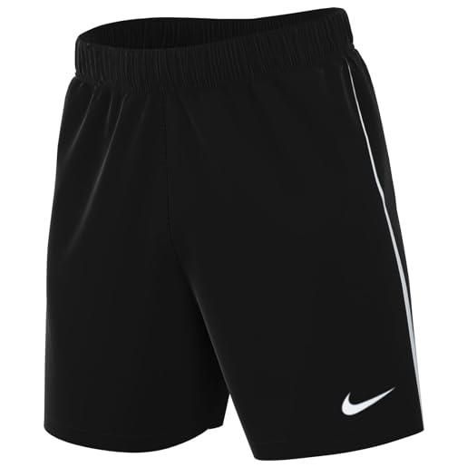 Nike dr0960-010 m nk df lge knit iii short k pantaloni sportivi uomo black/white/white l