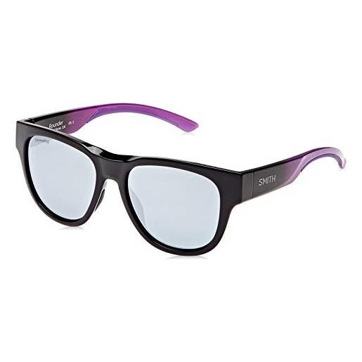SMITH - occhiali da sole rotondi da uomo, taglia unica, colore: viola