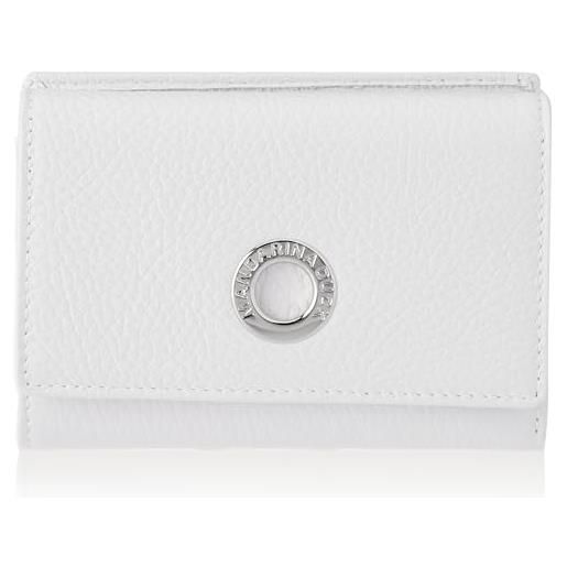 Mandarina Duck mellow leather wallet, accessori da viaggio-portafogli donna, nimbus cloud, one. Size
