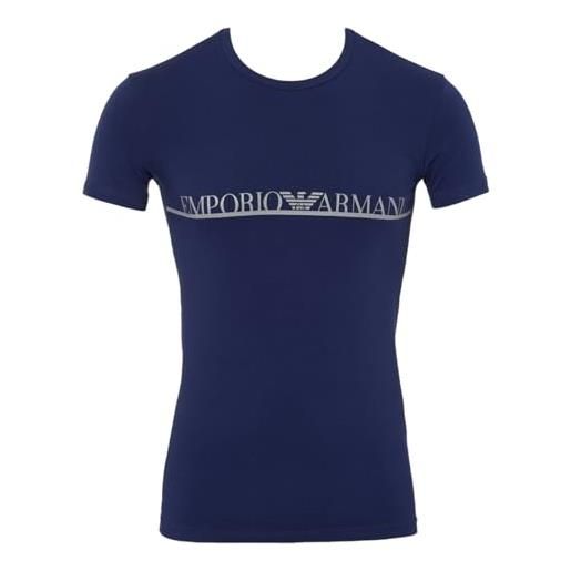 Emporio Armani maglietta da uomo the new icon t-shirt, blu marino