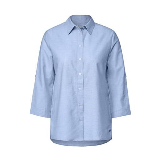 Cecil b343917 maglietta a maniche corte, blouse blue, l donna