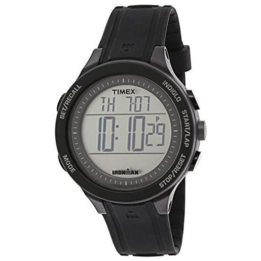 Timex men's ironman essential tw5m24400 black silicone quartz sport watch