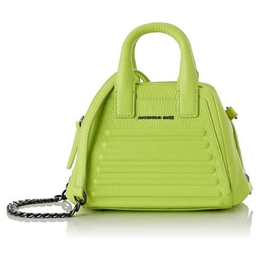 Mandarina Duck, neon tote donna, acid lime, one size