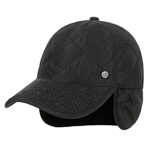 bugatti cappellino mix copriorecchie baseball cap cappello invernale 57 cm - nero
