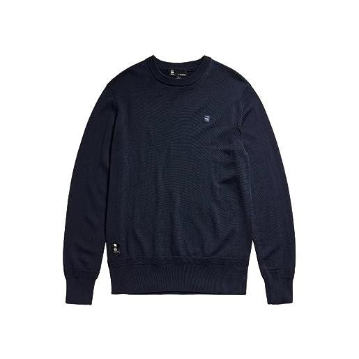 G-STAR RAW premium core knitted sweater donna , blu (ballpen blue d21931-b692-1822), m