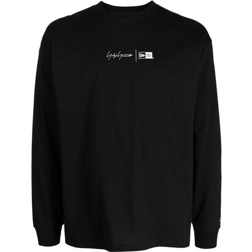 Yohji Yamamoto t-shirt con stampa - nero