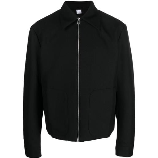 Winnie NY giacca-camicia con zip - nero