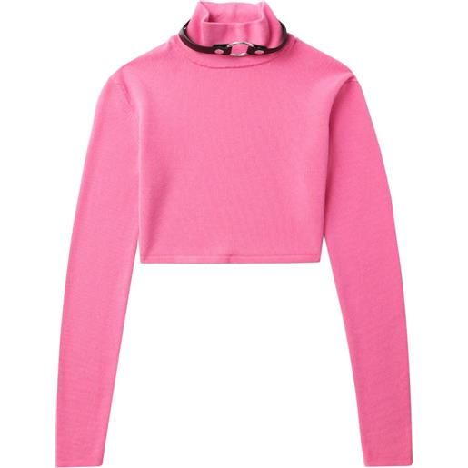 1017 ALYX 9SM long-sleeve cropped jumper - rosa
