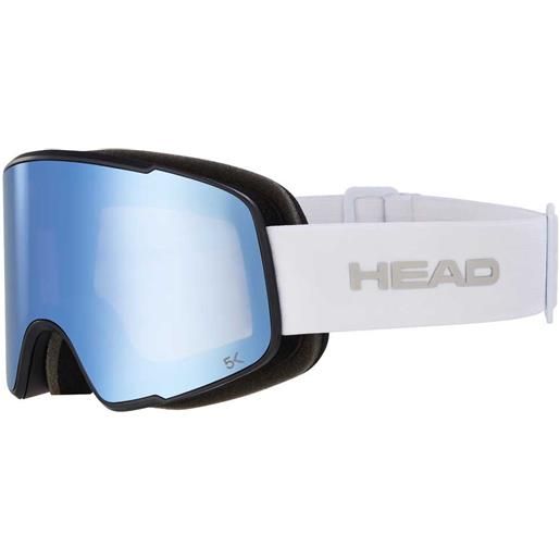 Head horizon 2.0 5k ski goggles bianco orange-5k blue/cat1-3