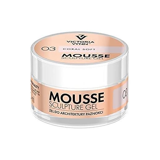 Victoria Vynn mousse sculpture gel 50 ml crystal glass (coral soft 03)