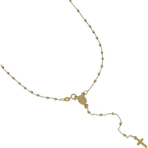 Gioielleria Lucchese Oro collana unisex rosario oro giallo gl101347
