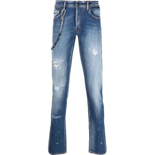 Sartoria Tramarossa jeans affusolati a vita bassa - blu