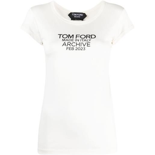 TOM FORD t-shirt con stampa - bianco