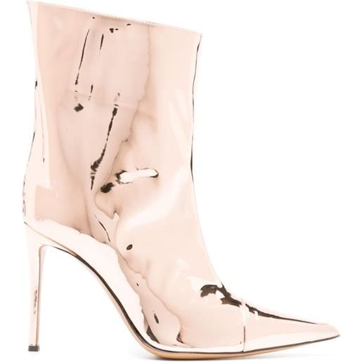 Alexandre Vauthier stivali al ginocchio alex 100mm - rosa