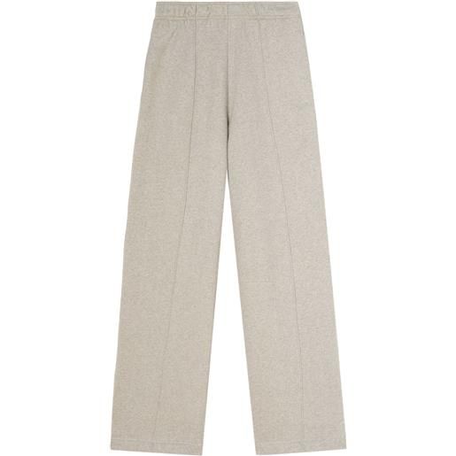AMBUSH pantaloni sportivi con ricamo - grigio