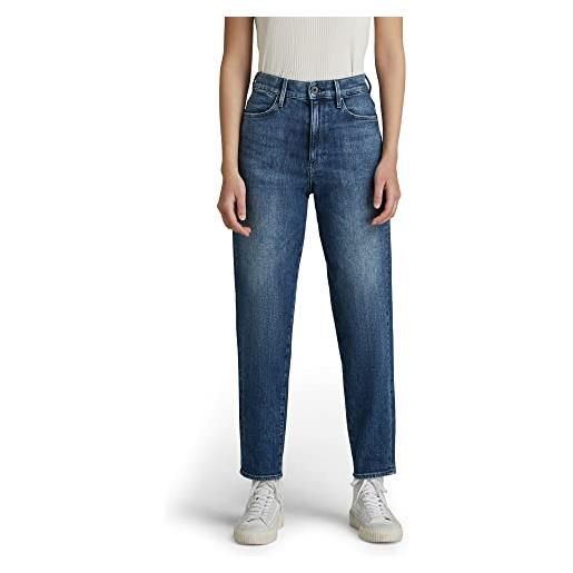 G-STAR RAW women's janeh ultra high mom ankle jeans, blu (faded santorini d16083-c911-c767), 28w / 30l