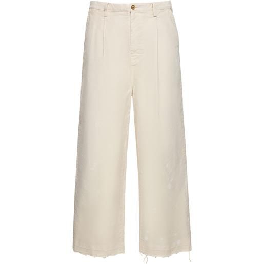 DOUBLET pantaloni oversize in cotone