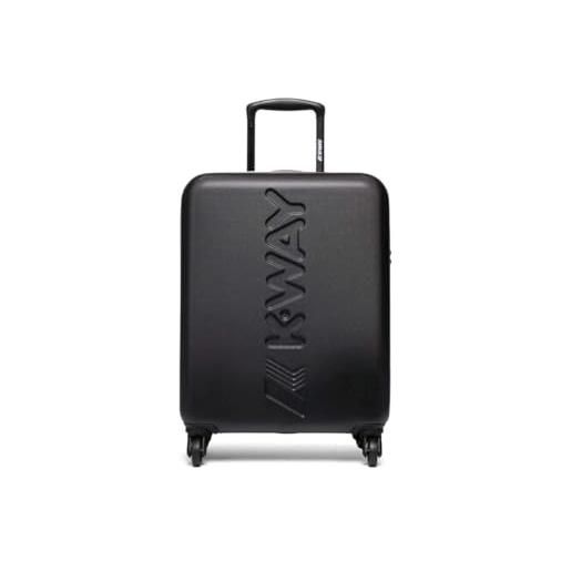 K-Way trolley k-air spinner s cabina l16 black pure- blue md cobalt