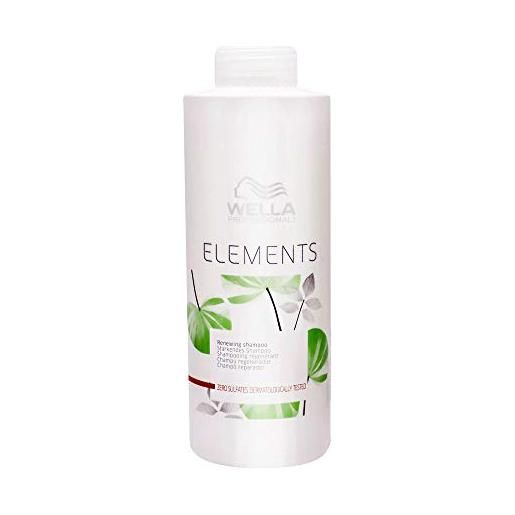 Wella Professionals wella - elements, shampoo rigenerante, 1000 ml