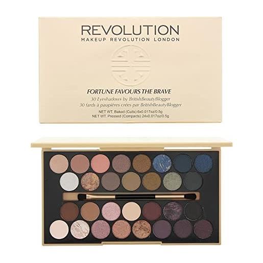 Revolution makeup Revolution palette - ombretto - fortune favours the brave, 5 g, pastello
