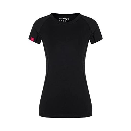 Rock Experience makani 2.0 ss t-shirt, caviar, m donna