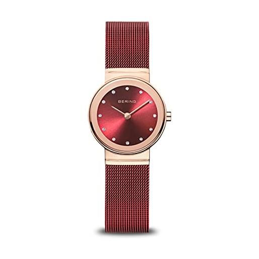 BERING donna analogico quarzo classic orologio con cinturino in acciaio inossidabile cinturino e vetro zaffiro 10126-363