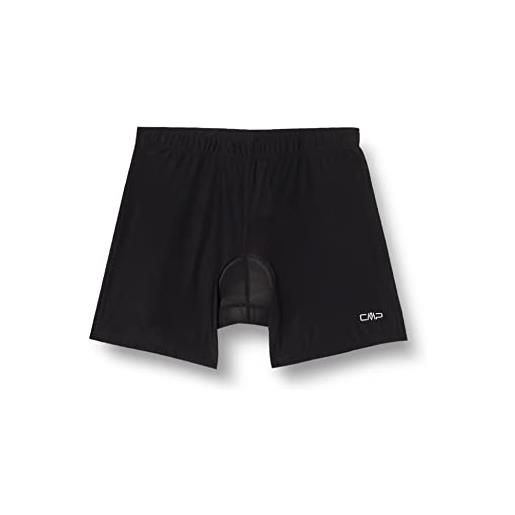 CMP - underwear da ciclismo in mesh con fondello integrato da donna, nero, 40