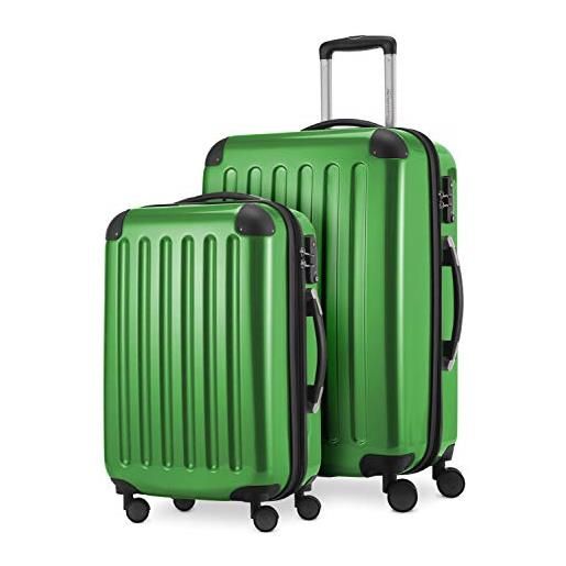 Hauptstadtkoffer set di valigie, 65 cm, 116 l, verde
