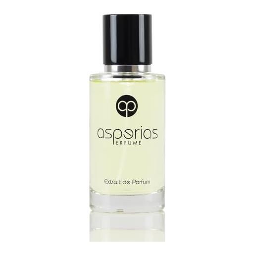 Asperias Perfume asperias men 002 gold men extrait de parfum, profumo di lunga durata, da uomo, dolce e speziato, 50 ml