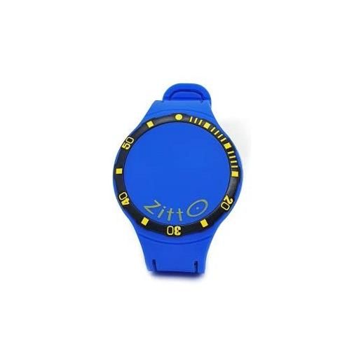 Zitto watch active orologio in silicone quadrante led - waterproof (hydro blue, piccolo (36 mm diam cassa))