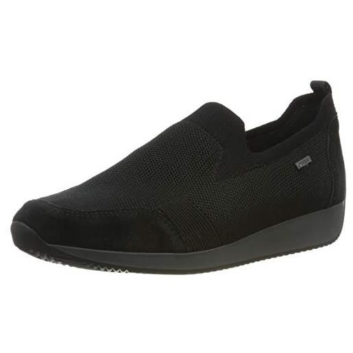 ARA lisbona-gtx, slipper sneaker donna, nero 01, 42 eu