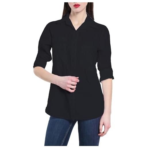 JOPHY & CO. camicia donna maniche lunghe (cod. 6670) (xl, bianco)