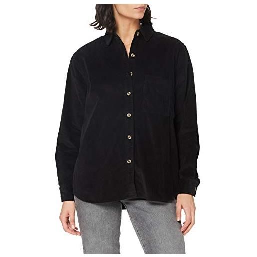 Urban Classics maglietta oversize da donna corduroy camicia, oliva, xs