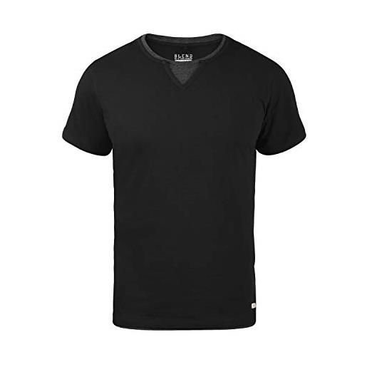 b BLEND blend leonis t-shirt a maniche corte maglietta da uomo con girocollo, taglia: xxl, colore: navy (70230)